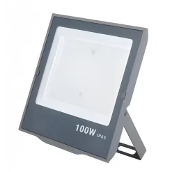 Projecteur Extérieur GRIS 100W IP65 - Blanc Neutre 4000K - 5500K - SILAMP