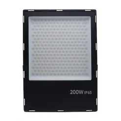 Projecteur Extérieur NOIR 200W IP65 - Blanc Chaud 2300K - 3500K - SILAMP