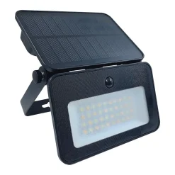 Projecteur extérieur solaire à LED avec détecteur de mouvement - 1000 lumens - IP65