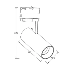 Projecteur 3F Light Prestige Ice blanc 1 x GU10 1 pc.