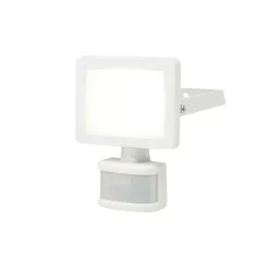 Projecteur LED à détection Lucan 1000lm 10W IP65 GoodHome blanc