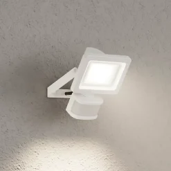 Projecteur LED à détection Lucan 1000lm 10W IP65 GoodHome blanc