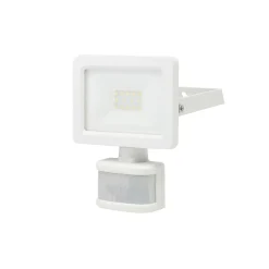 Projecteur LED à détection Lucan 1000lm 10W IP65 GoodHome blanc