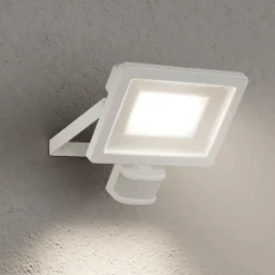Projecteur LED à détection Lucan 3000lm 30W IP65 GoodHome blanc