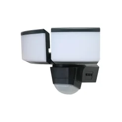 Projecteur LED à détection Security 2X10W 1600lm 20W IP44 GoodHome gris anthracite