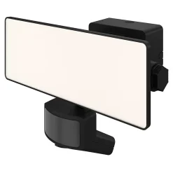 Projecteur LED à détection Davern 3000lm 30W IP65 GoodHome noir