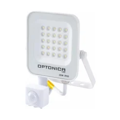 Projecteur LED avec Detecteur Noir 20W étanche IP65 1800lm Blanc Naturel 4500K