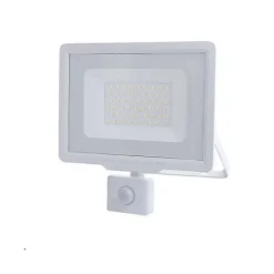 Projecteur LED Blanc 50W (250W) à Détecteur IP65 4000lm - Blanc Naturel 4500K
