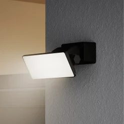 Projecteur LED Davern 2000lm 20W IP65 GoodHome noir