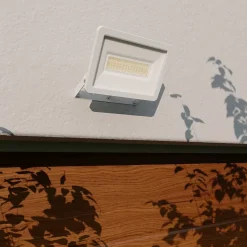 Projecteur LED extérieur blanc IP65 3600lm 30W GoodHome, Lucan