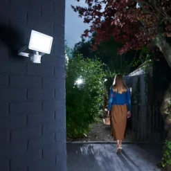 Projecteur LED extérieur détecteur de mouvement blanc IP65 2300lm 20W GoodHome, Lucan