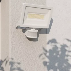 Projecteur LED extérieur détecteur de mouvement blanc IP65 3600lm 30W GoodHome, Lucan
