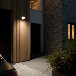 Projecteur LED extérieur détecteur de mouvement noir IP65 3600lm 30W GoodHome, Lucan