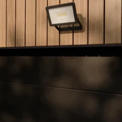 Projecteur LED extérieur noir IP65 2300lm 20W GoodHome, Lucan