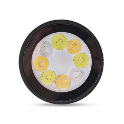 Projecteur LED Extérieur RGB+Blanc 6W IP66 Noir Dimmable