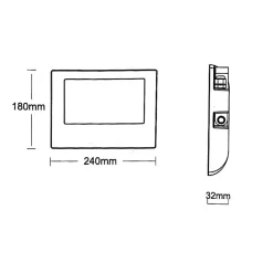 Projecteur LED Extérieur 50W IP65 No Flicker - BLEU GRIS (Pack de 5) - Blanc Neutre 4000K - 5500K - SILAMP