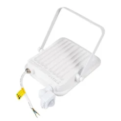 Projecteur LED Extérieur 50W IP65 BLANC avec Détecteur de Mouvement Crépusculaire - Blanc Froid 6000K - 8000K - SILAMP