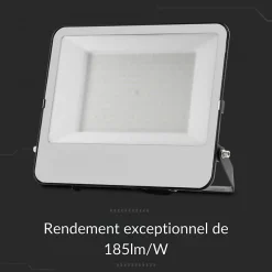 Projecteur LED Gris 50W 185lm/W - Blanc Froid 6000K - 8000K - SILAMP