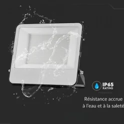 Projecteur LED Gris 50W 185lm/W - Blanc Froid 6000K - 8000K - SILAMP