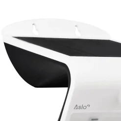 Projecteur Led Mural Batterie lithium 2Ah - 3.7V Solaire BLANC Détecteur de mouvements 400 Lm ASLO