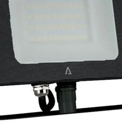 Projecteur LED NOIR 20W SMD 1600Lm Blanc chaud 3000K 230V Extérieur/Intérieur IP65 ASLO