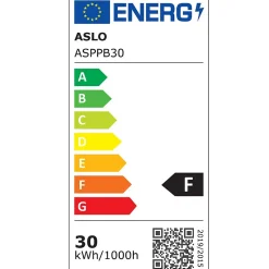 Projecteur LED portable 30W 2700Lm 6500K Extérieur/Intérieur IP65 ASLO