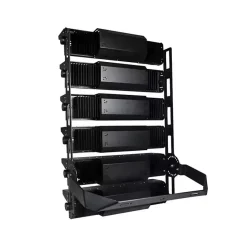 Projecteur LED Puissant Industriel 1500W 170lm/W IP66 Noir Orientable - Blanc Neutre 4000K - 5500K - SILAMP