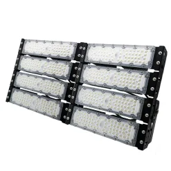 Projecteur LED Puissant Industriel 400W IP65 Noir - Blanc Froid 6000K - 8000K - SILAMP