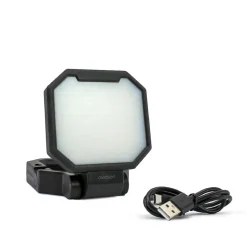 Projecteur LED rechargeable 2000 lumens 3 modes d'éclairage fonction batterie externe - Avidsen - 103674