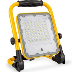 Projecteur LED rechargeable 30W 1200Lm 6000K Extérieur/Intérieur 3 modes Autonomie 4-12h ASLO