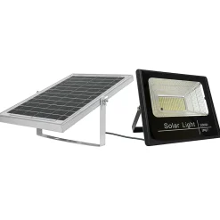 Projecteur LED solaire 45 W IP67 150 lm avec télécommande et détecteur de mouvement