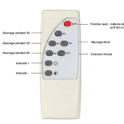 Projecteur LED Solaire 20W 1800Lm 6,4V/11Ah - Blanc Jour 6000K