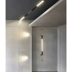 Projecteur LED sur Rail Magnétique 48V DC 12W NOIR Orientable - Blanc Neutre 4000K - 5500K - SILAMP