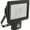 Projecteur LED étanche 30W - Noir avec détecteur - Elexity