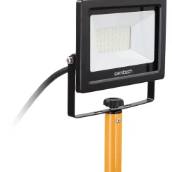 Projecteur LED trépied 30W IP65 - Jaune - Zenitech