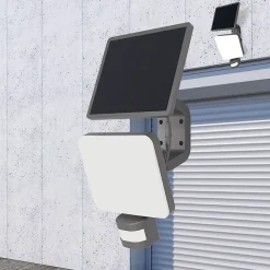 Projecteur LED 15W avec panneau solaire déporté et détecteur