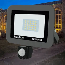 Projecteur LED 50W IP54 6500K avec détecteur