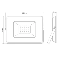 Projecteur LED 100W 4000K 11 680 lm IP65 DORAN EDO