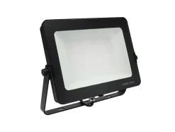 Projecteur LED 100W Noir Etanche IP65 Forte luminosité 11000 Lumens Blanc chaud 3000K garage jardin terrain de sport