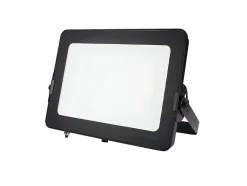 Projecteur LED 300W Noir Etanche IP65 Forte luminosité 33000 Lumens Blanc froid 6400K garage jardin terrain de sport