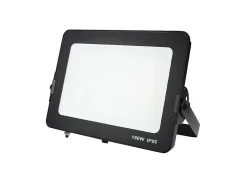 Projecteur LED 150W Noir Etanche IP65 Forte luminosité 12750 Lumens Blanc froid 6400K garage jardin terrain de sport