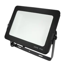 Projecteur LED 200W Noir Etanche IP65 Forte luminosité 22000 Lumens Blanc froid 6400K garage jardin terrain de sport