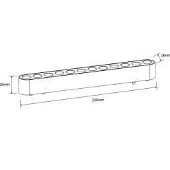 Projecteur magnétique Magnetic Light Prestige noir LED 3000K 1 pièce
