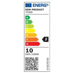 Projecteur MultiLed EDM Lumière froide 6400K - 10W 700 Lumens - Blanc