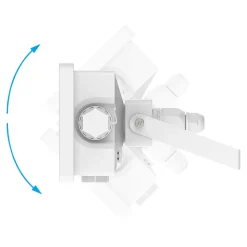 Projecteur mural LED extérieur blanc 50 W 6250 lm sans détecteur IP65, GoodHome Davern