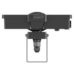 Projecteur mural LED extérieur noir 30 W 3750 lm détecteur de mouvement IP65, GoodHome Davern