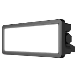 Projecteur mural LED extérieur noir 30 W 3750 lm sans détecteur IP65, GoodHome Davern
