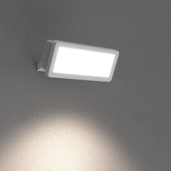 Projecteur mural LED extérieur blanc 20 W 2 250 lm sans détecteur IP65, GoodHome Davern