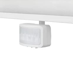 Projecteur mural LED extérieur blanc 50 W 6250 lm avec détecteur PIR IP65, GoodHome Davern