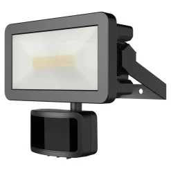 Projecteur mural LED extérieur noir 10 W 1250 lm détecteur de mouvement IP65, GoodHome Davern